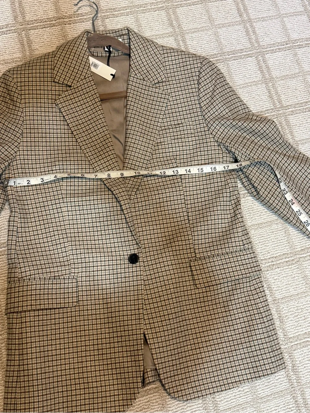 NWT Banana Republic Boyfriend Blazer XS Petite Italian Fabric Wool Blend